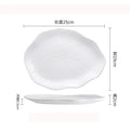 Ljojo Lotus Leaf Shallow Plate for Molecular Cuisine and Sushi