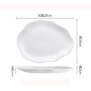 Ljojo Lotus Leaf Shallow Plate for Molecular Cuisine and Sushi