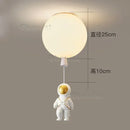 Ljojo Modern LED Astronaut Balloon Chandelier for Children's Nursery Room Decor