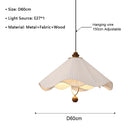 Japanese Wabi Sabi Fabric LED Pendant Light | Home Decoration Chandelier by Ljojo