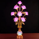 Ljojo LED Lotus Table Lamp: Illuminating Buddha's Presence in Worship Settings