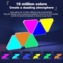 LED Triangular Quantum Lamp RGB Smart Tuya APP Sound Pickup Rhythm Atmosphere Light for Game Room by Ljojo