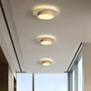 Modern Yellow Stone LED Ceiling Chandelier Lamp | Wabi-sabi Stylish Pendant Light for Home Decor