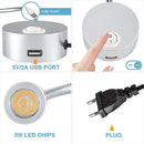 Ljojo 3W LED Wall Light with USB Charging Port & Switch