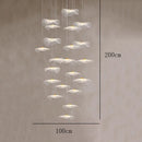 Ljojo LED Chandelier Pendant Lights for Modern Bedroom and Dining Room