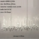 Ljojo Luxe Bar Dining Room Chandelier - High-End Crystal Light