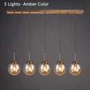 Italian Designer Glass Ball Led Ceiling Lamp - Modern Indoor Lighting by Ljojo