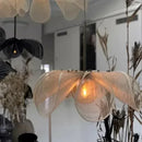 WabiSabi Japan Minimalist LED Flower Chandelier Pendant Light for Home and Restaurant Decoration