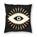 Evil Eye Black Art Cushion Cover Mystery Spirit Pillowcase by Ljojo