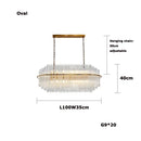 Nordic Luxury Crystal Pendant Light for Living Room, Bedroom - Ljojo