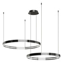 Ljojo Luxury Electroplated Circular Hall Light: Modern, Simple, Atmospheric Pendant