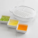 Ljojo 3-in-1 Vegetable Chopper Slicer Cheese Grater Fruit Cutter Kitchen Accessories