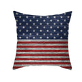 Ljojo LOVE USA Patriotic Letters Decorative Cushion Cover - Cartoon Style Home Decor Pillowcase