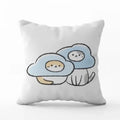 Cute Cat Pillowcase by Ljojo: Modern Design Home Decor Cushion Cover for Sofa