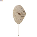 Ljojo LED Travertine Wall Sconce Lamp with Pull Chain Switch