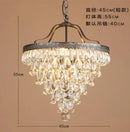Crystal Chandelier Pendant Light for Dining Room Decor by Ljojo