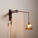 Ljojo LED Wood Glass Wall Lamp Modern Nordic Style for Home Decor