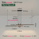 Modern LED Pendant Light Bar Counter Strip Chandelier - Ljojo