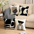 Geometric Line Pillowcase: Modern Nordic Style Home Decor by Ljojo