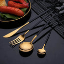 Ljojo 30 Piece Stainless Steel Flatware Cutlery Set