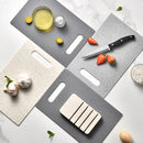 Ljojo Marbling Chopping Board Set with Holder - 4Pcs