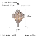 Italian Crystal Chandelier: Designer Luxury Pendant Light for Hotel Lobby by Ljojo