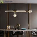 Nordic Glass Snowflake LED Pendant Lights for Home Decor | Modern Minimalist Chandelier by Ljojo