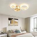Modern LED Ceiling Light Fixture Brushed Aluminum Living Room Dining Bedroom Lamp Ljojo