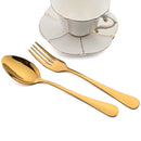 Black Stainless Steel Cutlery Set for Family Parties by Ljojo