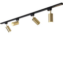 GU10 LED Track Light Rail Modern Gold Ceiling Fixture for Clothing Shop by Ljojo