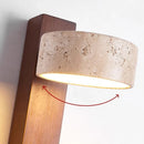 Led Wall Light With Natural Stone Indoor Sconce Rotatable Lamp for Bedroom by Ljojo