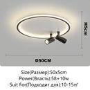 Ljojo LED Ceiling Light: Modern Spotlight Chandelier for Home Lighting in Living Room