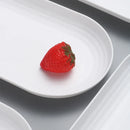 Ljojo 4/6 PP Oval Plates: Reusable for Family Kitchen, Picnics & Restaurants