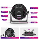 Ljojo™ 18LED Waterproof RGBW Par Lights for DJ Disco Party Bar Club