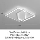 Ljojo LED Chandelier: Modern Lighting for Bedroom, Living Room, Study, Luminaria