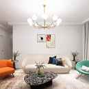 Ljojo Minimalist Molecular LED Pendant Light Circular Hanging Lamp