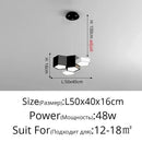 Nordic Designer LED Ceiling Lamp with Remote Dimming - Modern Lustres for Living Room and Bedroom by Ljojo
