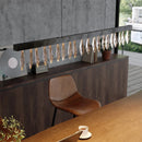 Large Silver Modern Rectangle Crystal Chandelier Dining Room Living Room Ljojo