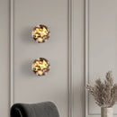 Ljojo LED Wall Lamp Modern Wabi Sabi Cylinder Bulgari Stone Mirror Light