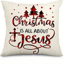 Christmas Decoration Pillowcase Ljojo Merry Christmas New Year Gift Sofa Cushion Cover