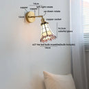 Ljojo LED Wall Light Fixture Kids Room Decor Glass Bedroom Lamp