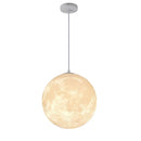 3D Print Moon Pendant Light: Creative Hanging Night Lamp by Ljojo for Restaurant/Bar Atmosphere.