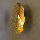 Ljojo Gold Foil Wall Lamps - Retro Italian Designer Lights for Living Room Hallway Decor