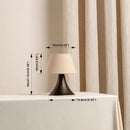 Ljojo Medieval Wabi-sabi Table Lamp with USB Charging - Modern Bedside Desk Lights