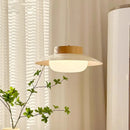 Ljojo LED Pendant Light White Acrylic Modern Chandelier for Home Restaurant Bar Shop
