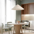 Nordic Fabric Pendant Lamp Chandelier for Living Dining Room by Ljojo