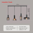 Industrial Pendant Light Retro Multihead Cement Hanging Fixture for Living Room, Bedroom, and Dining Room by Ljojo