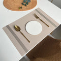 Ljojo 30x45cm Luxe Woven Vinyl Placemats for Kitchen & Dining