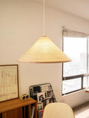 Wabi Sabi Triangular Rice Paper Pendant Lights by Ljojo - Japanese Home Lighting Chandeliers