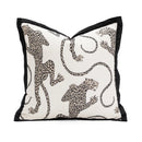 Embroidered Tufted Cushion Cover in Neutral Tones by Ljojo